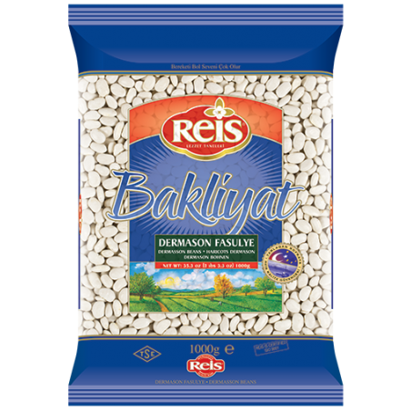 Dermason Beyaz Fasulye/ Dermason White Beans 1kg