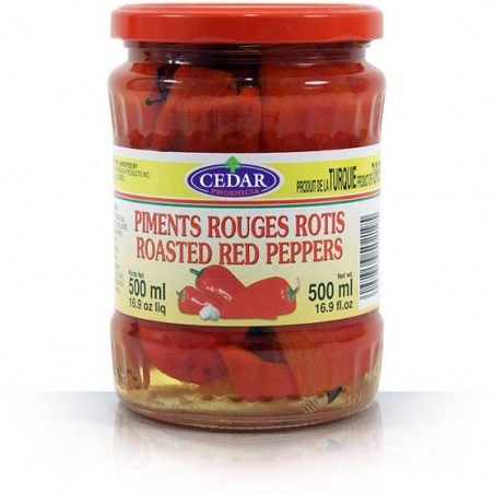 Cedar Roasted Red Peppers