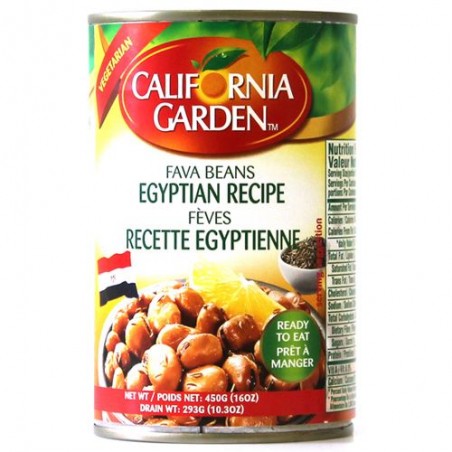 California Garden Fava Beans Egyptian Recipe 450g