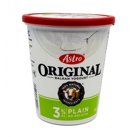 Astro 3% Natural Yogurt
