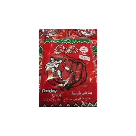 Derby Chips (Paprika) 20g Bag (1 Bag 18x20g )
