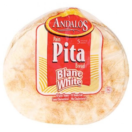 Andalos White Pita Bread 400g