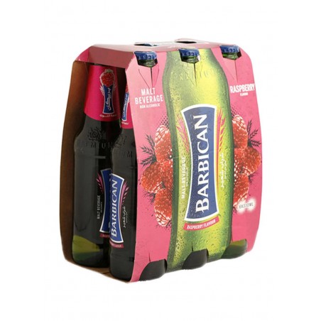 Raspberry Non-Alcoholic Malt Beverage 6 x 300ml