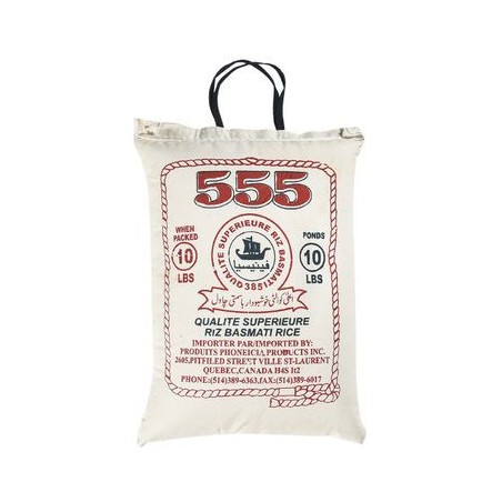 555 Basmati Rice 10lb