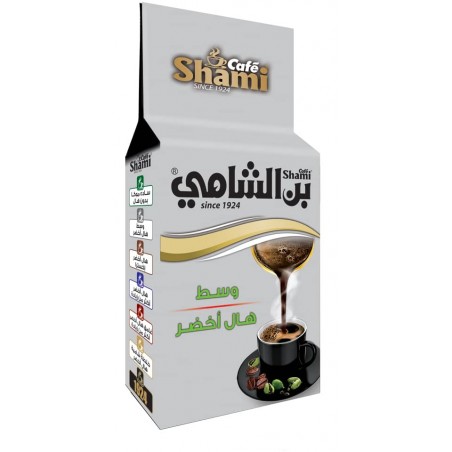 Coffee with Medium Green Card (Silver) 500 g