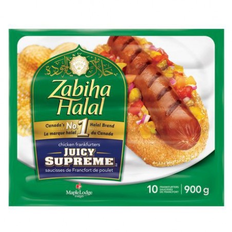 Zabiha Halal Juicy Supreme Wieners 10pcs