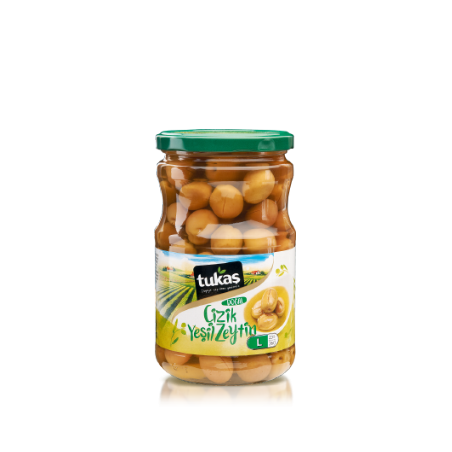 Edremit Cizik Yesil Zeytin/ Scratched Green Olives 400g